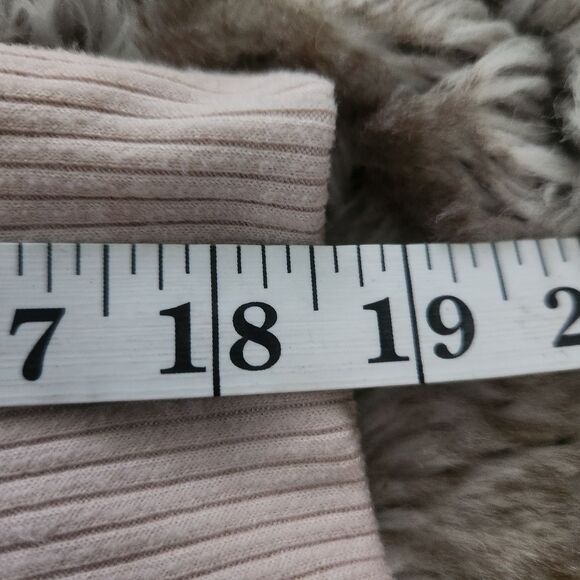 Koolaburra by UGG Hooded Sherpa Sweater Blue and Brown Plaid Size‎ Medium - Picture 10 of 11